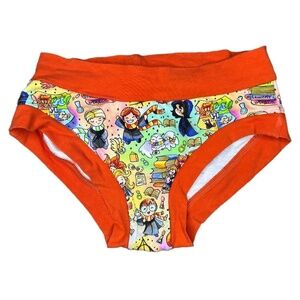 Handmade Harry Potter Brief Cotton Undie | Hogwarts Houses Cartoon Panty – XS
